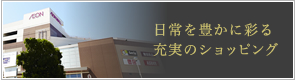 日常を豊かに彩る充実のショッピング